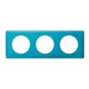 CELIANE Ramka 3 potrójna anodised tekstura turkus 068773 LEGRAND