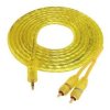PRZEWOD JACK 2*RCA 5M ZOLTY