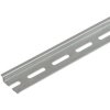 DIN rail, perforated, 35 x 7.5 mm, W 2000 mm, steel, galvanized, 1071690000, 1 piece with 2 meters