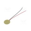 Buzzer blaszka piezo 12mm 20kHz z przewodem / LD-EDPE-1209