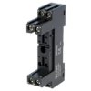 Podstawka PIN: 8 10A 300VAC na panel,na szynę DIN -40...70C GZS80 (BLACK)