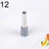 Końcówka kablowa 4/12 mm2 tulejka izolowana miedziana szara 100szt. DI 4-12 SZ GPH