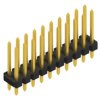 Pin header, 20 pole, pitch 2.54 mm, straight, black, 10058702