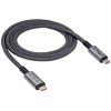 Akyga AK-USB-45 USB cable USB-C plug to USB-C plug 1m Grey