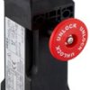 Interlock switch, 4 pole, 1 Form A (N/O) + 3 Form B (N/C), spring connection, IP67, HS5L-VB7Y4M-G