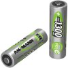 Ansmann 5030791 maxE Rechargeable AA Battery NiMH 1300mAh Low Self-Discharge