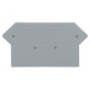 WAGO 281-316 3mm End and Intermediate Plate Grey