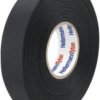 Fabric tape, 19 x 0.25 mm, polyester, black, 25 m, 712-10003