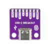 USB-C żeńskie - moduł gniazda USB-C 2,54mm - Soldered