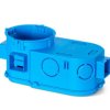 Puszka podtynkowa SE2x60D 2x60 mm głęboka do elektroniki szeregowa niebieska 34117203 SIMET