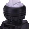 Napęd pokrętny piórkiem 2-położeniowy, z powrotem, podświetlany - opal EGS2I-S-W 004771332
