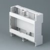 PC DIN rail enclosure, (L x W x H) 32 x 106.2 x 90 mm, light gray, B6705800