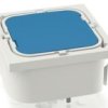 Short-stroke pushbutton, Form A (N/O), 250 mA/35 V, illuminated, blue, actuator (blue), 2.9 N, THT, 3.14.002.025/0000