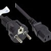 P0030-S018 power cord type E+F CEE 7/7 to C13 , black, 0,75 mm², 1,8 m