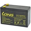 Long WP7-12(28W)-M/F2 VRLA Battery 12V 7Ah AGM 151x102x65mm Maintenance-free
