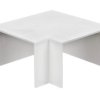 Narożnik do kanałów kablowych płaski AP 60x40 biały ECAP6040B