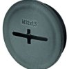Dummy plug, M32, IP68, black, 19000005172