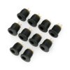 Gniazdo DC 5,5/2,1mm do obudowy - 12mm - 10 szt.