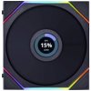 Lian Li UNI FAN TL LCD Series Wentylator do obudowy PC czarny (S x W x G) 144 x 140 x 28 mm z podświetleniem LED, w tym