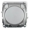 TREND Gniazdo bryzgoszczelne z/u (klapka srebrna) srebrny 5GPB-1zp