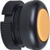 Pushbutton, unlit, groping, waistband round, yellow, front ring black, mounting Ø 22 mm, XACA9415