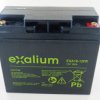 Uszczelniony akumulator kwasowo-ołowiow 18Ah Exalium 181 X 76 X 167mm 12V