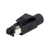 Wtyk telefoniczny 8p4c RJ45 ekranowane, złocony, IDC / 09451511100