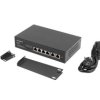 Switch LANBERG 4x 100MB POE+ / 2x 100MB RACK 10/19 FAST ETHERNET 60W