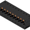 Weidmüller 2500530000 Zacisk sprężynowy 16 mm² Ilość styków 10 czarny 10 szt.