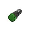 KONTROLKA LED 12V DC AC ZIELONA 19mm
