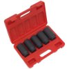 Sealey SX050 Impact Hub Nut Socket Set 5pc 1/2"Sq Drive
