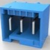 Connector, 3 pole, pitch 5 mm, straight, blue, 4-1971956-3