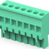 PCB terminal, 7 pole, pitch 5.08 mm, AWG 30-12, 15 A, cage clamp, green, 284047-7