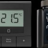 158419A0 + 160554A0 Radiator thermostat Evo + wall thermostat - basic, anthracite