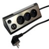 Przedłużacz Power Desk 3Gniazda + 2Xusb (2,1A)+Lampka 0,5W, 1,4M, 3X1,5Mm...