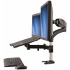 StarTech.com ARMUNONB Desk-Mount Monitor Arm with Laptop Stand - Full Motion