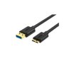 Kabel USB 3.0 - MicroUSB B 2m Y-C463GBK UNITEK Mikro USB B, do dysków
