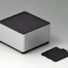 Aluminum enclosure, (L x W x H) 120 x 120 x 70 mm, black (RAL 9005), IP40, ES126059