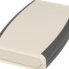 ABS handheld enclosure, (L x W x H) 147 x 90 x 25 mm, light gray (RAL 7035), IP65, 1553WDGY