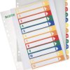 Leitz Rejestr 1-12 DIN A4, Szeroki polipropylen 12940000