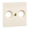 MERTEN Płytka czołowa System M gniazda telewizyjnego gładka 2 otwory kremowy MTN4122-0344 SCHNEIDER ELECTRIC