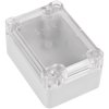 ABS/PC enclosure, (L x W x H) 70 x 36.75 x 36.75 mm, transparent/light gray (RAL 7035), IP65, BYB-3-90H0051