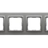 VENA2 Ramka poczwórna aluminium 524084