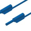 Przewód pomiarowy 2 mm 975694702, PA, 10A, 1000V ac/dc, kolor: Niebieski, dł. 250mm, -15 → +70°C, Hirschmann