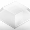 Enclosure feet, straight, PUR, (W x H) 20.5 x 7.6 mm, transparent, SJ5323