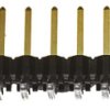 Złącze szpilkowe 9-pinowe TSW raster: 2.54 mm Kąt prosty 1-rzędowe Samtec Otwór przelotowy 450 V Bez osłony