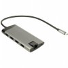 Inter-Tech GDC-802 | Docking Station | USB-C 3.2 Gen 1 | Grijs