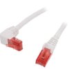 U/UTP6-90-100WH Patch cord U/UTP 6 linka CCA PVC biały 10m 25AWG