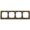 MERTEN ANTIQUE Ramka 4 poczwórna mosiądz antyk MTN483443 SCHNEIDER ELECTRIC