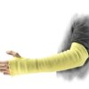 Rękaw ochronny, Żółty, Kevlar, Dzianina, Przemysł motoryzacyjny, Przemysł maszyn i urządzeń, Przemysł metalowy, 70-118,